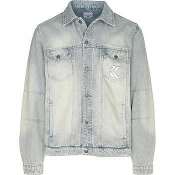 Karl Kani Light Blue Denim Jacket for Men - XL