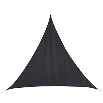 Vela de Sombra Triangular 5 x 5 x 5 m Curacao Gris - Tela Impermeable