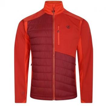 Dare2b Men's Lightweight Mountaineer Hybrid Softshell Jacket - Tuscan Red, Size M