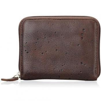 Jost 2086-003 - Bolsa Con Cremallera, Marrón / marrón claro, 12 cm