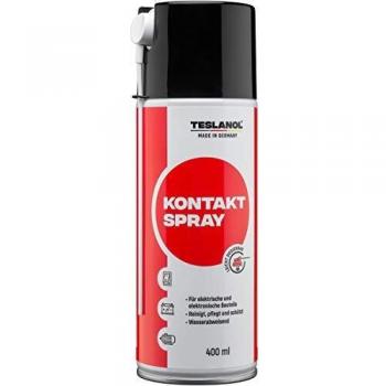 Teslanol 26026 - Espray de Contacto y conservación para la Limpieza y el Cuidado preciso de los contactos, 400 ml