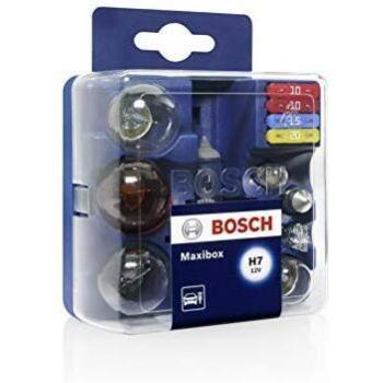 Bosch Estuche de lámparas de repuesto H7 Maxibox para vehículos SEAT (Ibiza, Leon, Altea, Toledo, Cordoba, Exeo, Alhambra, Arosa) y VOLKSWAGEN (Golf,