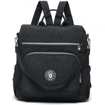 Travistar Mochila Mujer Casual, Impermeable Bolso del Hombro Bolsa de Viaje Mochilas para Niña Mujer Negro
