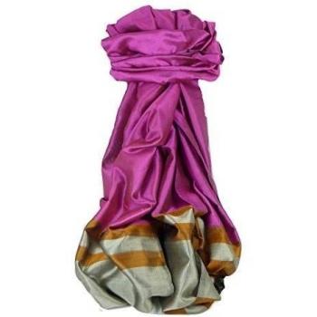 Varanasi Border Bufanda de Seda Vijaya 202 Gama Heritage de Pashmina & Silk