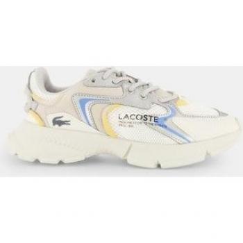 Zapatillas deportivas Lacoste L003 NEO infantiles blanco plateado azul