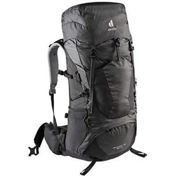 Deuter Aircontact Lite 50 + 10, Mochila De Trekking Unisex Adulto, Graphite-black, 10 L