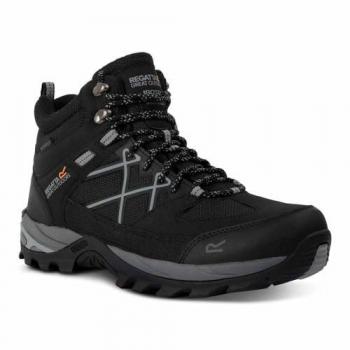 Regatta Samaris III Men's Waterproof Hiking Boots Black, Size 39