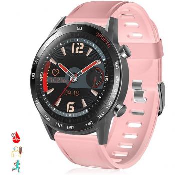 Smartwatch T23 Plus con medición de temperatura corporal, tensión y oxígeno en sangre