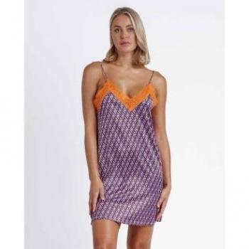 Camisola Tirantes Tie & Lace lila para mujer