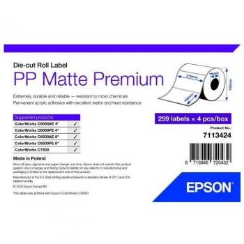 Epson 7113424 etiqueta de impresora Blanco Etiqueta