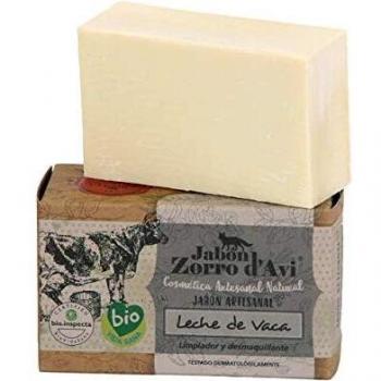 Jabon zorro dzavi jabon natural ecologico de leche de vaca 120 gr