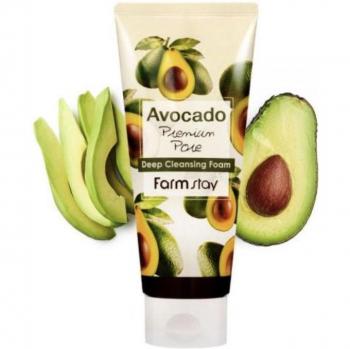 FARM STAY Avocado Premium Pore Deep Cleansing Foam 180ml