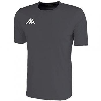 Kappa Camiseta Rovigo Manga Corta, Unisex niños, Gris, 12 años