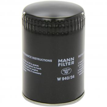 Filtro de aceite MANN-FILTER W 940/34 - Aplicaciones fuera de carretera