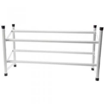 Compactor Zapatero Extensible, Modelo Stilito, Color Gris Plata, Tamaño 62/117 x 23 x 35 cm, RAN3634