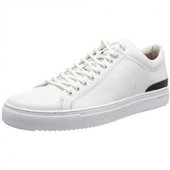 Blackstone Low Top White Sneakers for Men, EU Size 41