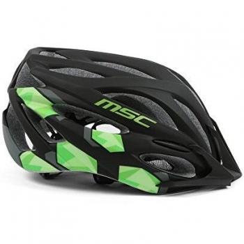 Msc Inmold - Casco, color negro / gris, talla M/L