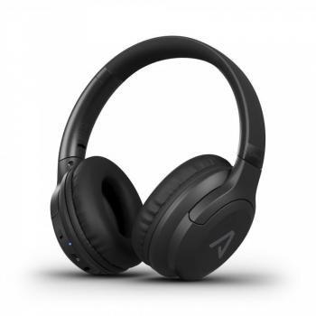 Auriculares Inalámbricos LAMAX Base2 Bluetooth 5.3 con Micrófono para Llamadas y Música, Diadema, Hasta 48 Horas de Batería, Color Negro