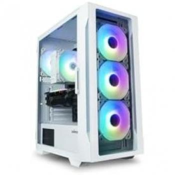 Caja Semitorre ATX Zalman I3 Neo TG Blanca con 4 Ventiladores ARGB, 2xUSB 3.0 y 1xUSB 2.0