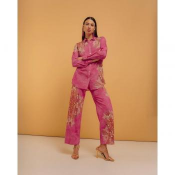Camisa manga larga estampado posicional Niza