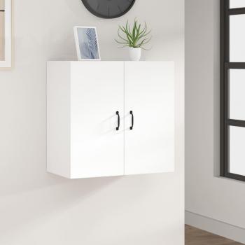 Armario de pared blanco 60x31x60 cm madera contrachapada