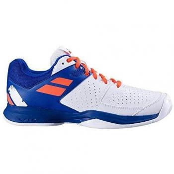 BABOLAT Pulsion All Court M, Zapatillas de Tenis Hombre, White/Dazzling Blue, 44 EU