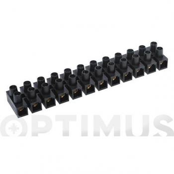 Regleta conexión eléctrica homologada Famatel 16mm 76A NEGRO