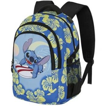 Mochila Lifestyle Stitch Disney 44m adaptable, Karactermania Mochila Disney Lilo Y Stitch Estilo De Vida Plus Corriendo, Lilo y Stitch Lifestyle-Mochila Running Plus, Azul, 34 x 46 cm,