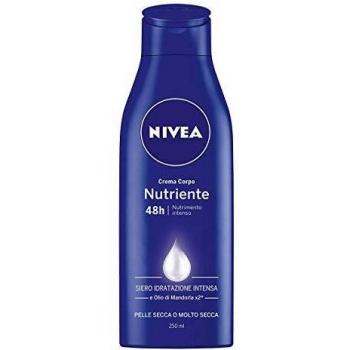 Nivea Nutriente Corpo Crema Idratazione Profonda e a Lunga Durata Olio di Mandorla - 250 ml