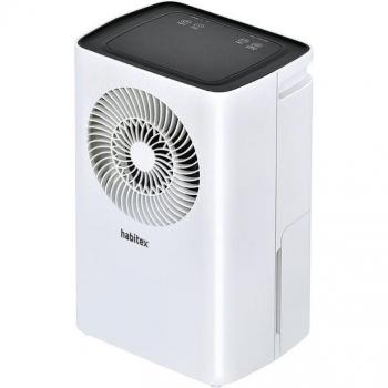 Deshumidificador Habitex H12 - 12 L/día, Display Digital, 2 Velocidades, Selección de Humedad, Anticongelación, Drenaje Continuo y Filtro de Carbón Activo