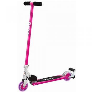 Patinete Scooter Razor S Spark Sport Negro Rojo Rosa