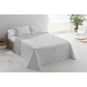 Colcha Bouti Estampada Sintra + Fundas de Cojines - Cama 150cm - Acolchado Fino, Microfibra Extrasuave, Ideal para Primavera y Verano