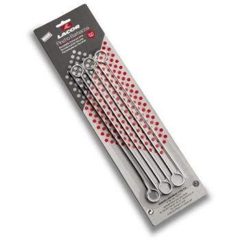 Lacor - 62435 - Pincho Barbacoa Cuadrado 30,5cm Inox