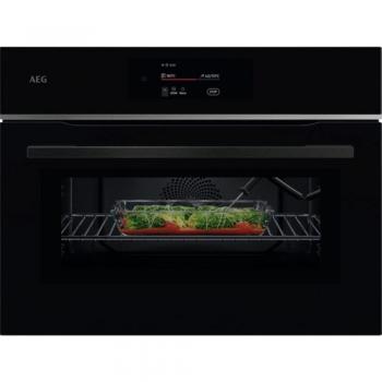 Horno Compacto Multifuncional AEG TK8NK721B 44L con Microondas, Grill, WiFi y Autolimpieza Hydro