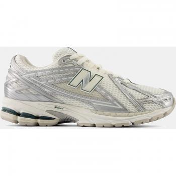 New Balance Unisex 1906 Casual Sneakers - Grey/White/Green, Size 40.5