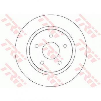 TRW DF6325 Rotores de Discos de Frenos