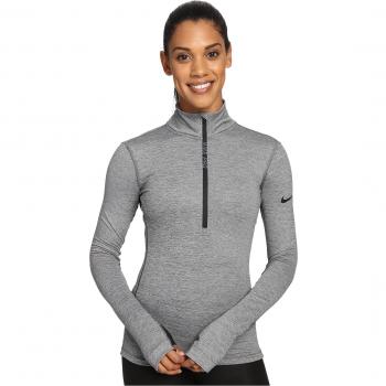 Nike W Np Hprwm Ls Hz Top de Manga Larga, Mujer, Gris