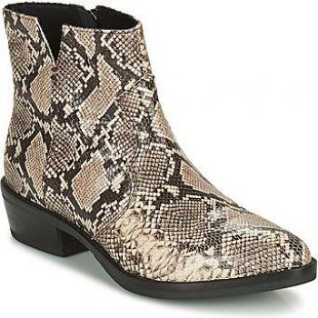 Botines de Mujer Geox Teoclea Beige con Tacón EU 37