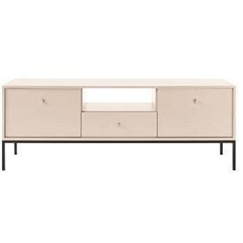Mueble TV Lima J101 Beige con 2 Puertas y 1 Cajón, 154x56x39cm