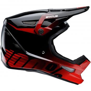 Inconnu 100% Status – Casco de Bicicleta de montaña Unisex, Rojo