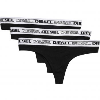 Diesel Ufst-Stars-threepack Tanga, Negro Black E4101/0tawa, 40