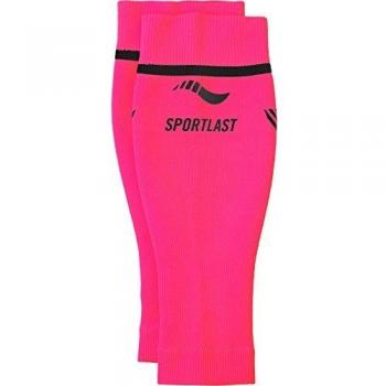 Sportlast Pro Pantorrilleras de compresión, Coral/Negro, S