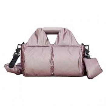Rains Mini Puffer Crossbody Bag in Muse Pink