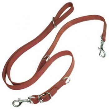 Correa para Perro Gloria Oasis Múltiple 2.1 x 200 cm Rojo, multiposición, piel nobuk rojo oscuro