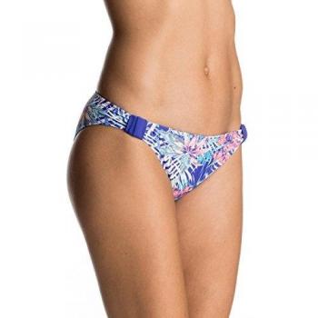 Roxy Parte Inferior de Bikini, Estilo años 70, Mujer, Parte de Abajo de Bikini, Mix Blossom 70', Royal Blue Beyond Love, S
