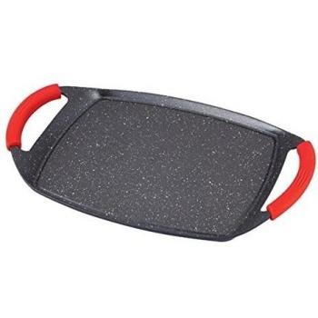 Thulos - Plancha con revestimiento de piedra, 36 cm