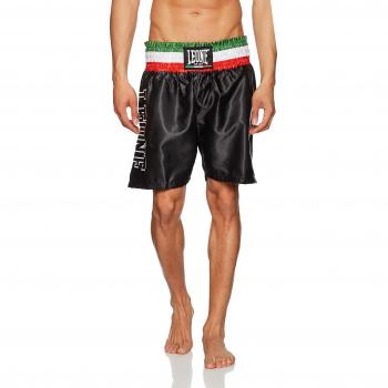 LEONE 1947 AB733 Pantalón de Boxeo Negro Negro Talla:Medium