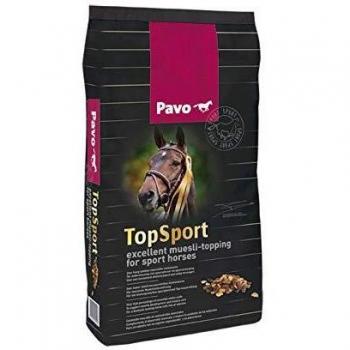 Pienso Muesli Pavo TopSport 15 kg - Para Desarrollo Muscular y Alto Rendimiento para Caballos
