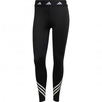 Adidas Tech-Fit 3 Stripes 7/8 Malla Mujeres - Negro