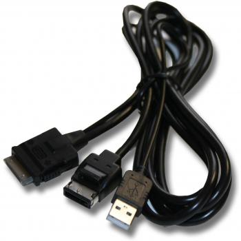 Cable adaptador1.2 m de Pioneer AVH-X1500 AVH-X2500 AVH-X3500 AVH-X5500 AHV-P6500DVD AVH-X7500BT AVH-8400 para Apple sustituye CA-IW.201s, CD-IU201S.
